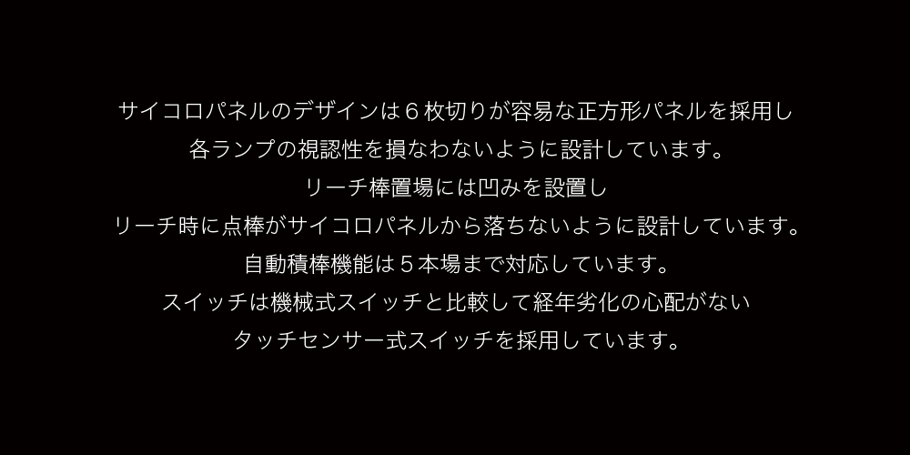 サイコロパネルが大きく進化